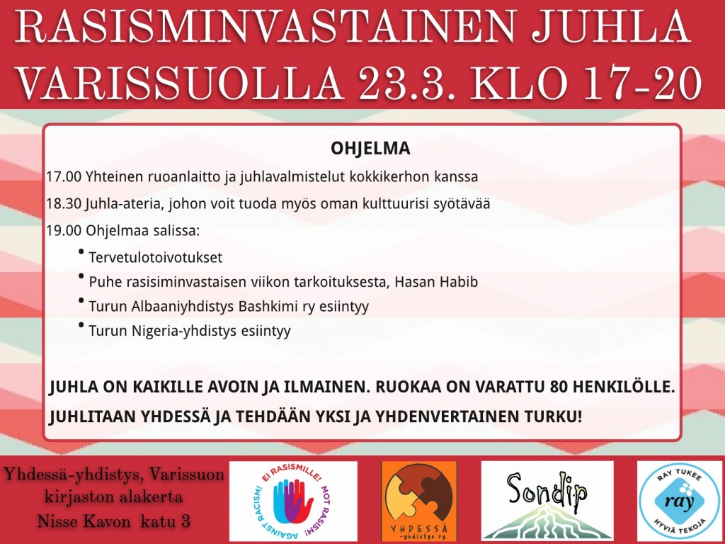 rasisminvastainen juhla
